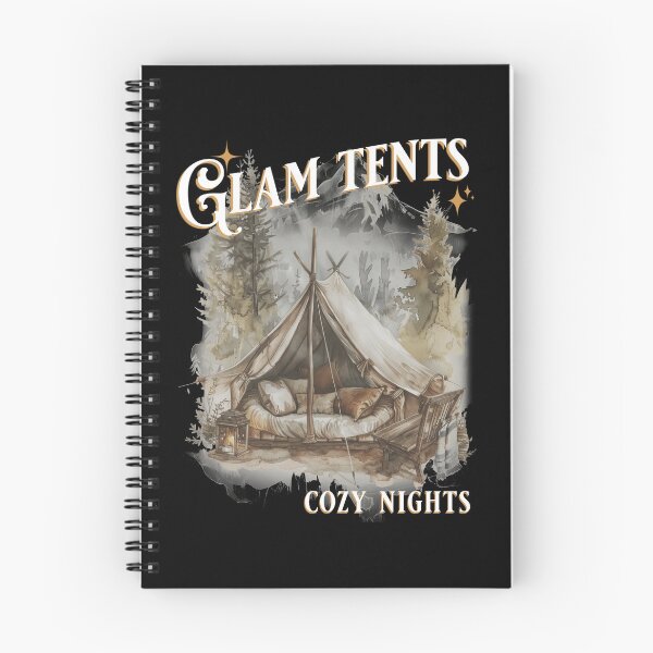 Item preview, Glam Tents - Cozy Nights - cozy glamping meme designed and sold by RogarsVault.