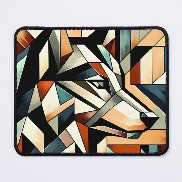 Item preview, Cubist Wolf designed and sold by GoldenPattern.