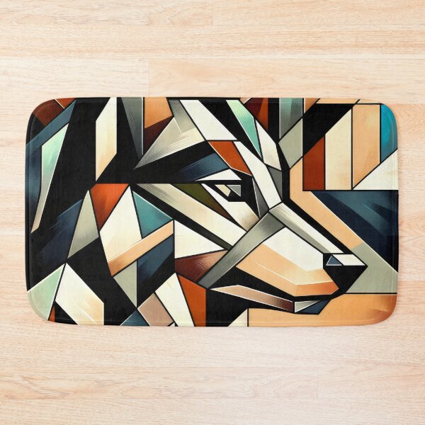 Item preview, Cubist Wolf designed and sold by GoldenPattern.