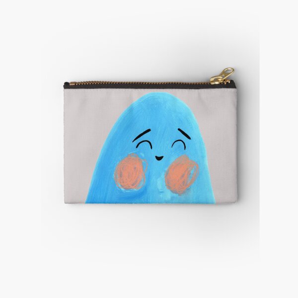 Item preview, Happy Blue Ghost” | Playful and Cute Ghost Illustration Art Print illustarted by Jemma jamie skidmore  designed and sold by Jemma Jamie Skidmore.