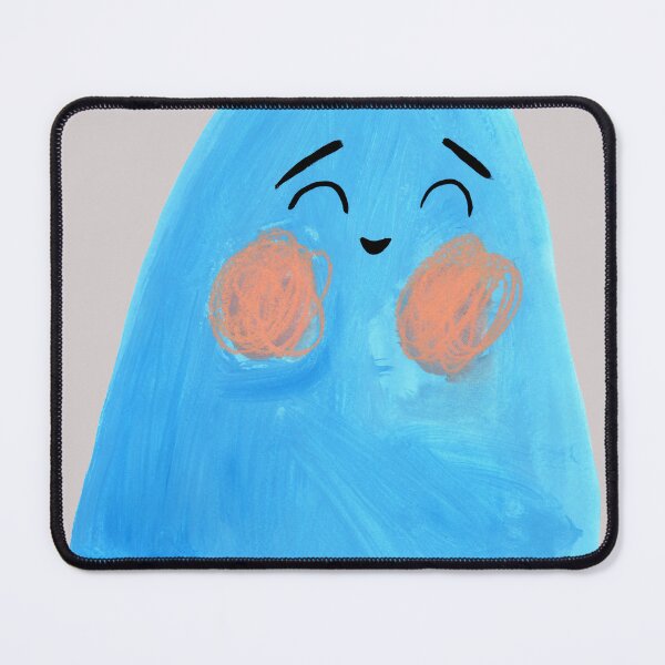 Item preview, Happy Blue Ghost” | Playful and Cute Ghost Illustration Art Print illustarted by Jemma jamie skidmore designed and sold by Jemma Jamie Skidmore.