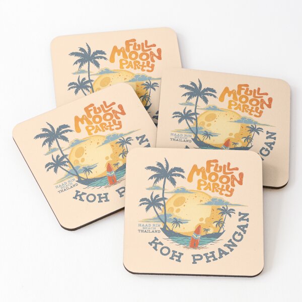Item preview, Full Moon Party Koh Phangan - Haad Rin, Thailand designed and sold by LazyCaat.
