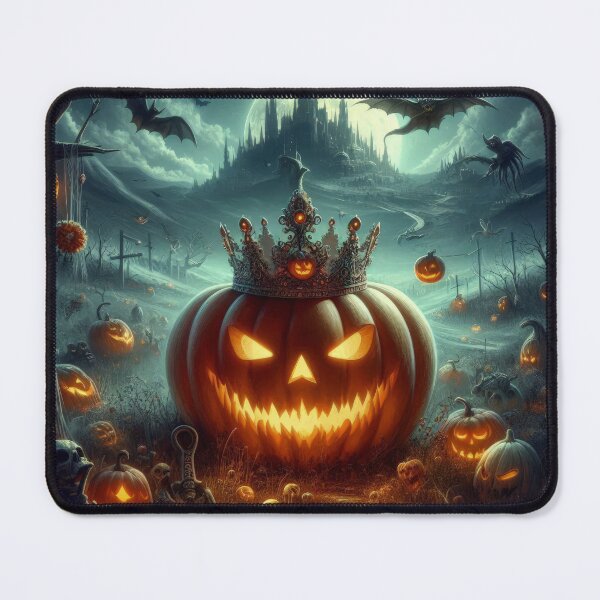 Item preview, king pumpkin with crown Halloween Pumpkin dark fantasy designed and sold by Expressions-Sel.