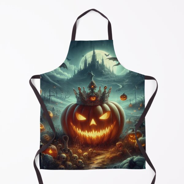 Item preview, king pumpkin with crown Halloween Pumpkin dark fantasy designed and sold by Expressions-Sel.