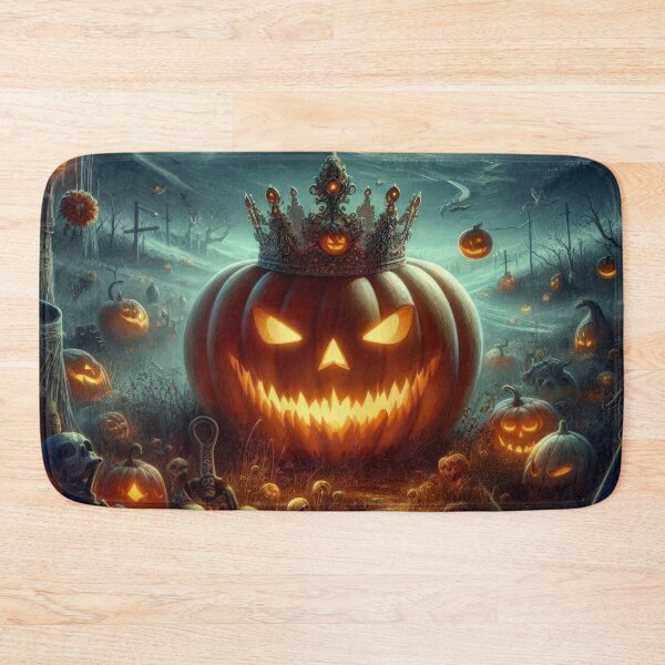 Item preview, king pumpkin with crown Halloween Pumpkin dark fantasy designed and sold by Expressions-Sel.