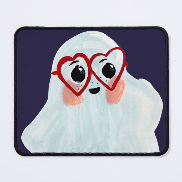 Item preview, Copy of Happy Blue Ghost” | Playful and Cute Ghost Illustration Art Print illustarted by Jemma jamie skidmore  designed and sold by Jemma Jamie Skidmore.