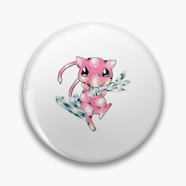 Item preview, Crystal-Eating Galactic Cat (Exclusive Collection!) Badge designed and sold by ArtbyLums.