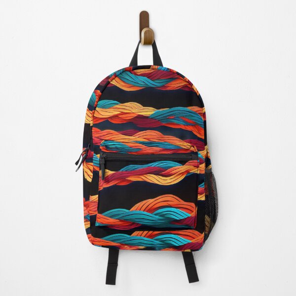 Item preview, Rope-inspired with vibrant strands creating a modern, textured pattern designed and sold by Tchoice.