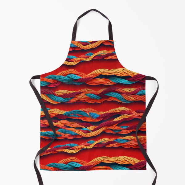 Item preview, Rope-inspired with vibrant strands creating a modern, textured pattern designed and sold by Tchoice.