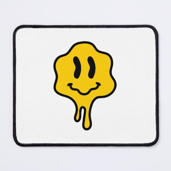 Item preview, Melting smiley face designed and sold by ZeeZeeStickerz.