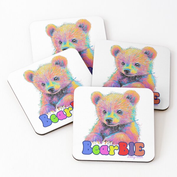 Item preview, Copy of Bearbie - Baby Bear Colorful Bear Animal Art Bear Lover designed and sold by DigitalArtByNow.