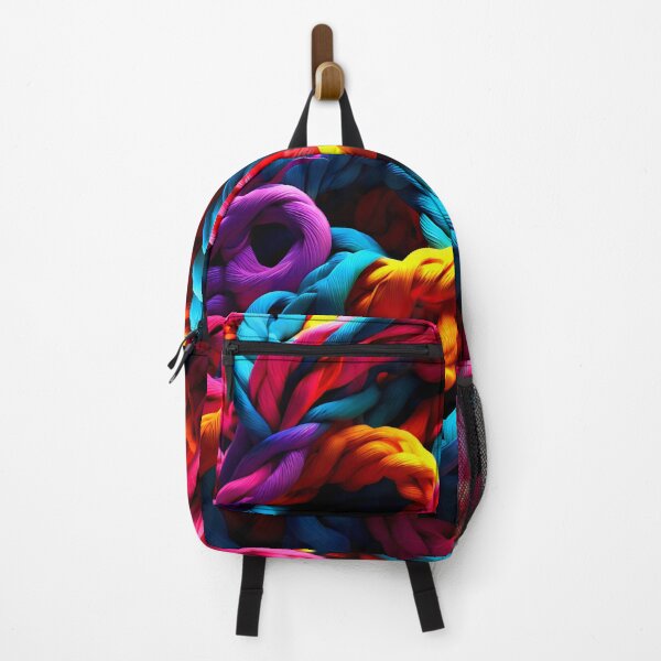 Item preview, Colorful rope design with overlapping loops in bright hues for a playful designed and sold by Tchoice.