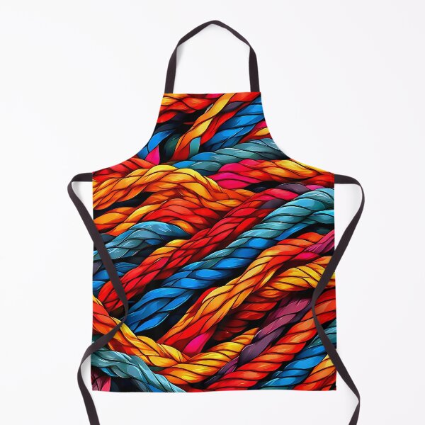 Item preview, Colorful rope design with intertwined strands for a bold, textured pattern designed and sold by Tchoice.