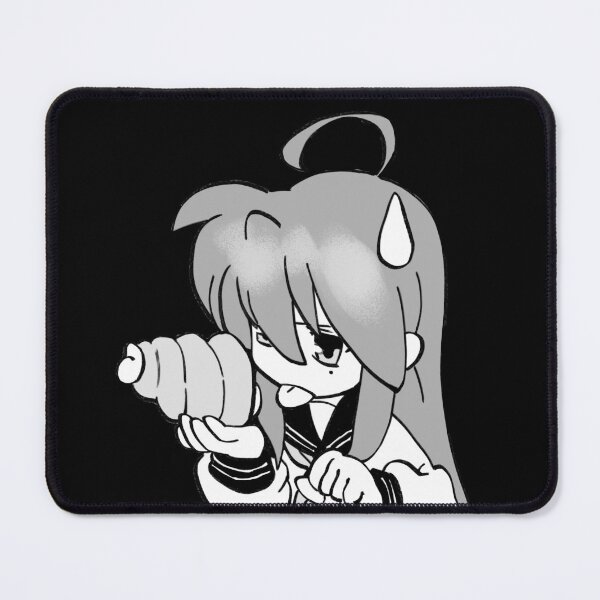 Item preview, Ransroom draws izumi konata trying to eat chocolate cornet pastry / lucky star meme designed and sold by RansRoom.