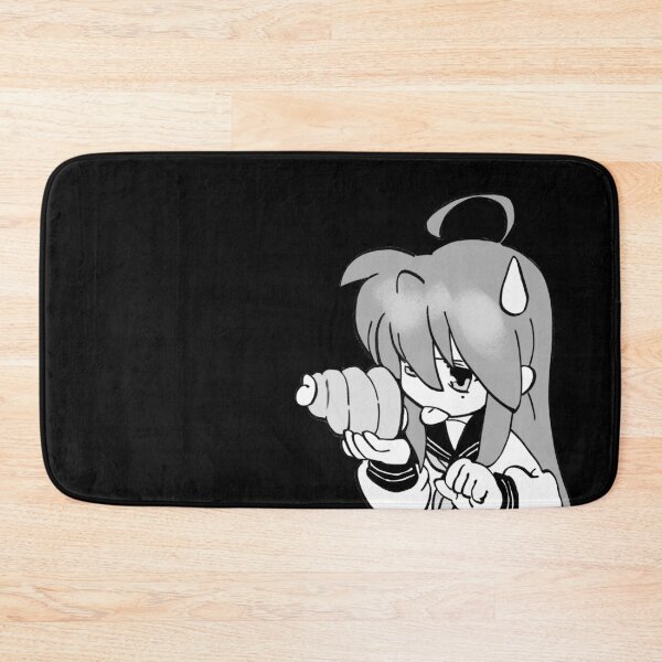 Item preview, Ransroom draws izumi konata trying to eat chocolate cornet pastry / lucky star meme designed and sold by RansRoom.