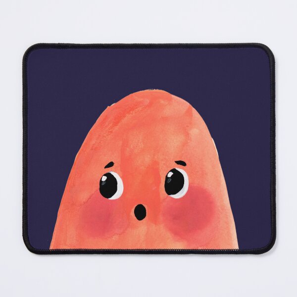 Item preview, “Shy Red Ghost” | Cute and Whimsical Ghost | illustration Art Print illustarted by Jemma jamie skidmore  designed and sold by Jemma Jamie Skidmore.