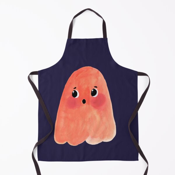 Item preview, “Shy Red Ghost” | Cute and Whimsical Ghost | illustration Art Print illustarted by Jemma jamie skidmore designed and sold by Jemma Jamie Skidmore.