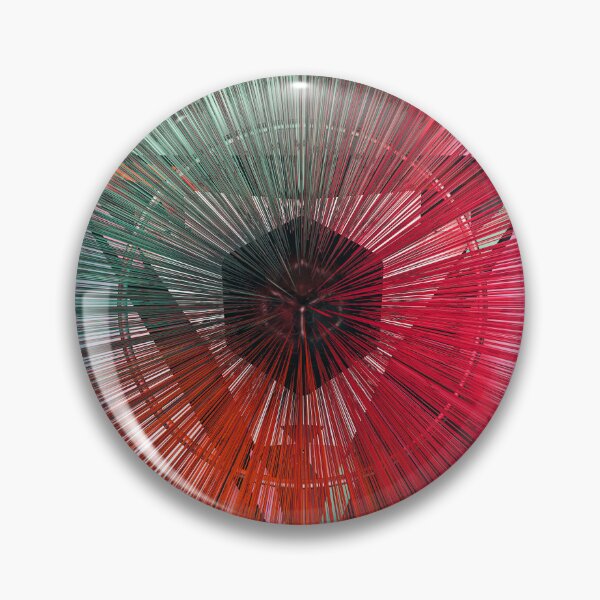 Item preview, Red & Green Space Wave Timewarp  designed and sold by AbstractLives.
