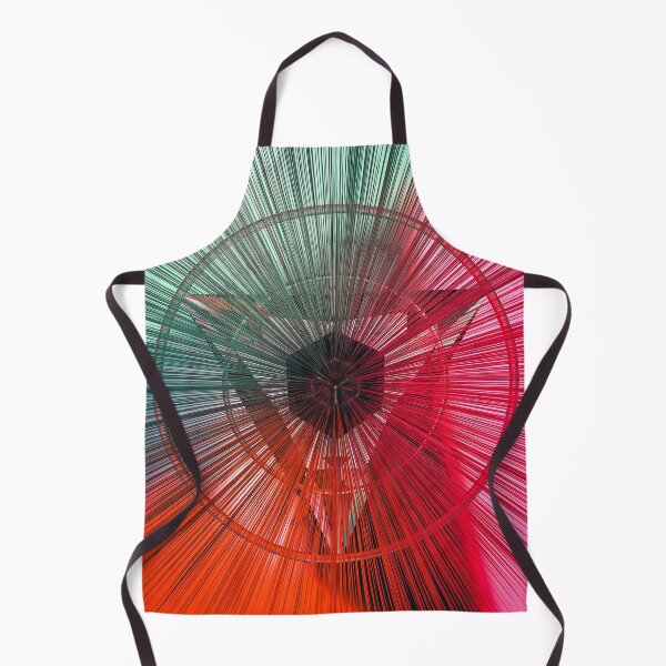 Item preview, Red & Green Space Wave Timewarp  designed and sold by AbstractLives.