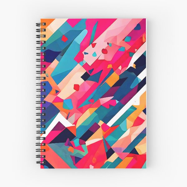 Item preview, Bright low poly pattern design with intersecting shapes and vibrant colors for a playful  designed and sold by Tchoice.