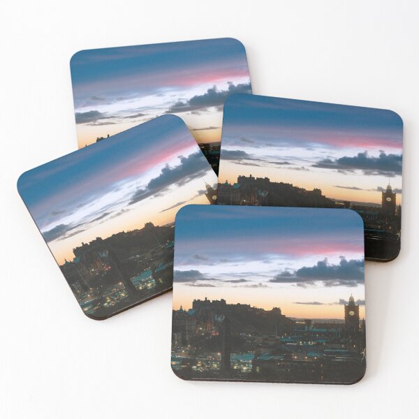 Item preview, City Skyline Sunset, Edinburgh, Scotland designed and sold by Kasia Design.