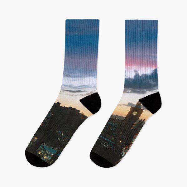 Item preview, City Skyline Sunset, Edinburgh, Scotland designed and sold by Kasia Design.