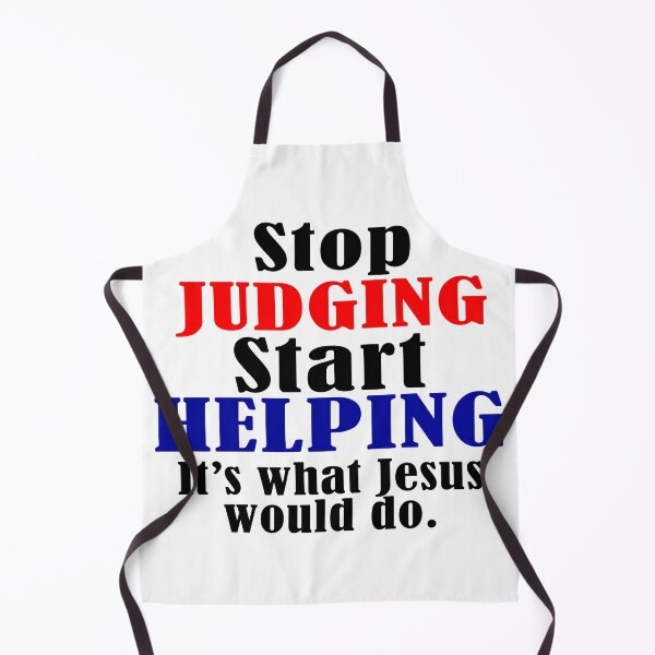 Item preview, WWJD? Stop Judging, Start Helping designed and sold by Spjutdotter.