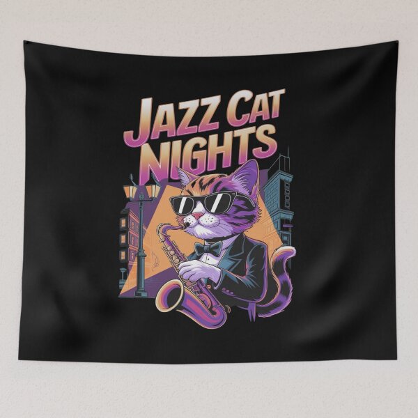 Item preview, Jazz cat - Sax meow - Meowsician  designed and sold by JansenGS.