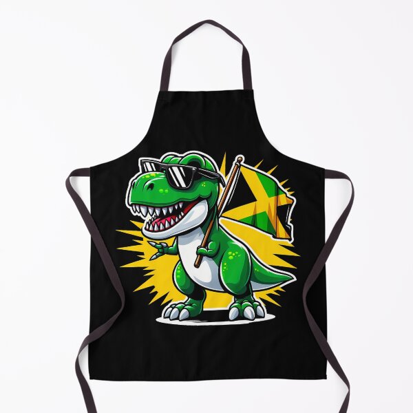 Item preview, Birthday Dino Kid Jamaican Flag Jamaica Patriotic designed and sold by JUSTBEELEGANT.