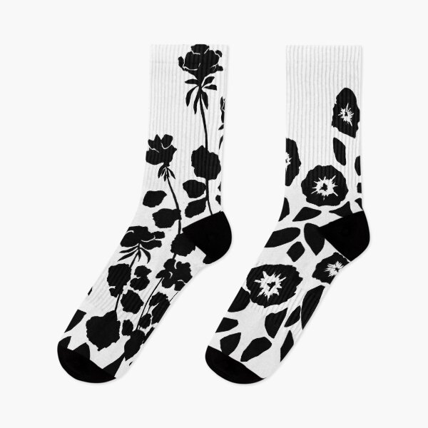 Item preview,  black flowers digital pen drawing for charity designed and sold by JayTCee.