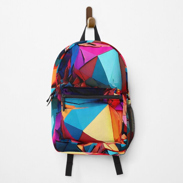 Item preview, Vibrant low poly design with intricate shapes and gradients for a unique pattern designed and sold by Tchoice.