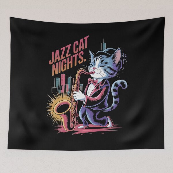Item preview, Jazz cat - Sax meow - Meowsician  designed and sold by JansenGS.