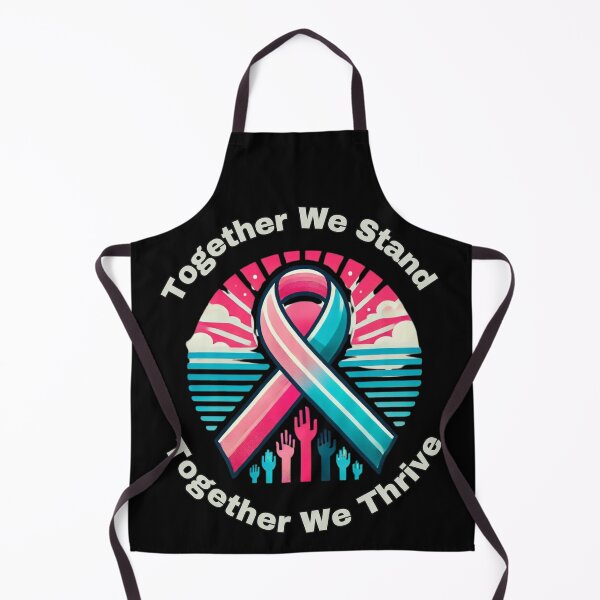 Item preview, Previvor Pink Teal Ribbon, Together We Stand designed and sold by MonaCreations.