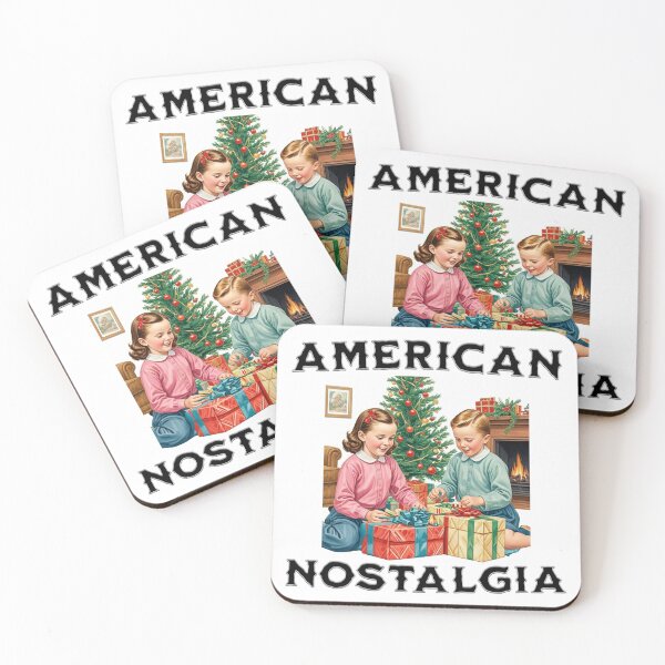 Item preview, American Nostalgia Presents on Christmas Morning T-Shirt designed and sold by soflomerc.