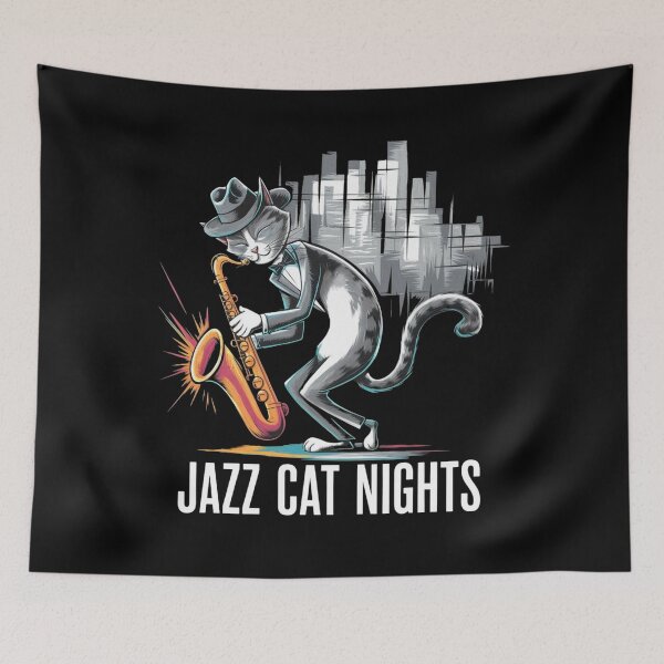 Item preview, Jazz cat - Sax meow - Meowsician  designed and sold by JansenGS.