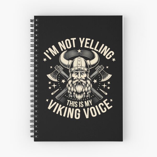 Item preview, Viking Voice Not Yelling Norse Warrior Bearded Axe Humor designed and sold by Hananiah Merch.