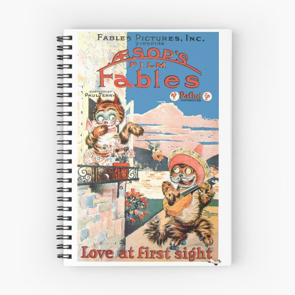 Item preview, Vintage Aesop's Fables film poster designed and sold by IanBakerToons.