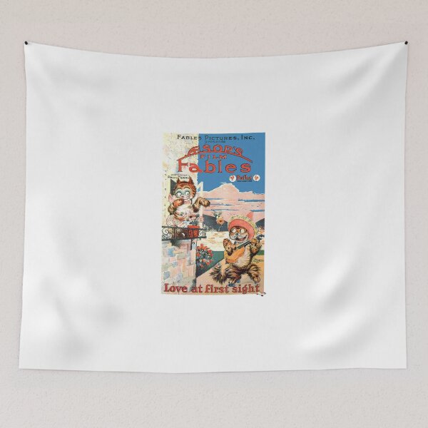 Item preview, Vintage Aesop's Fables film poster designed and sold by IanBakerToons.