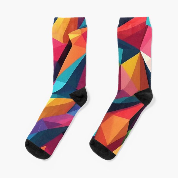 Item preview, Abstract low poly featuring a spectrum of vivid colors for a dynamic look designed and sold by Tchoice.
