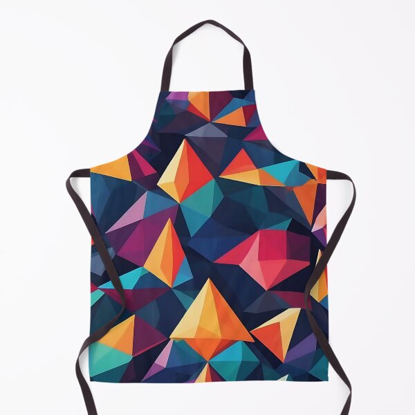 Item preview, Colorful low poly design with bright, geometric shapes for a vibrant pattern designed and sold by Tchoice.