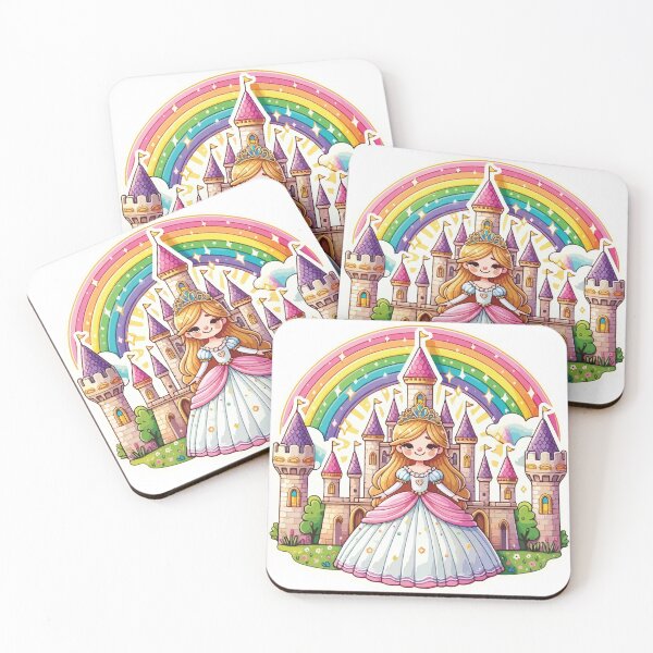Item preview, Fairy Princess with Rainbow Castle Dreams designed and sold by DecalBox.