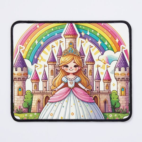 Item preview, Fairy Princess with Rainbow Castle Dreams designed and sold by DecalBox.