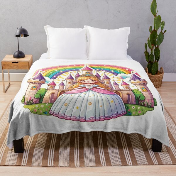 Item preview, Fairy Princess with Rainbow Castle Dreams designed and sold by DecalBox.
