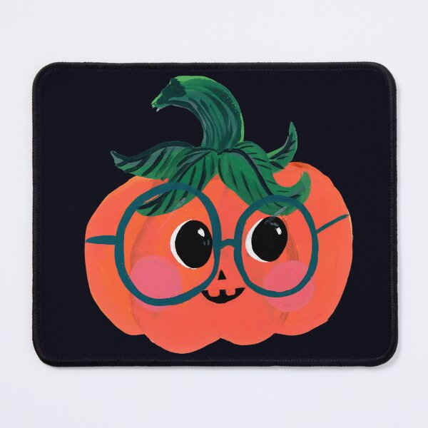 Item preview, “Pumpkin with Glasses” | Cute and Whimsical Halloween Art Print | illustration Art Print illustarted by Jemma jamie skidmore designed and sold by Jemma Jamie Skidmore.