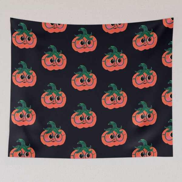 Item preview, “Pumpkin with Glasses” | Cute and Whimsical Halloween Art Print | illustration Art Print illustarted by Jemma jamie skidmore  designed and sold by Jemma Jamie Skidmore.