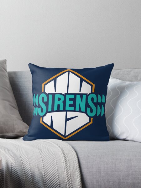Artikel-Vorschau von New York Sirens PWHL-Logo mit blauem Hintergrund, designt und verkauft von Erika Dee.