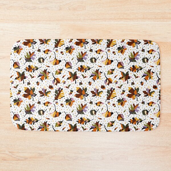 Item preview, Geometric Autumn Fall Leaves Fashionable Beautiful Print Pattern designed and sold by NayaChu.