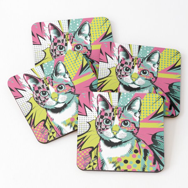 Item preview, Pop-Art Cat designed and sold by FusiTink.