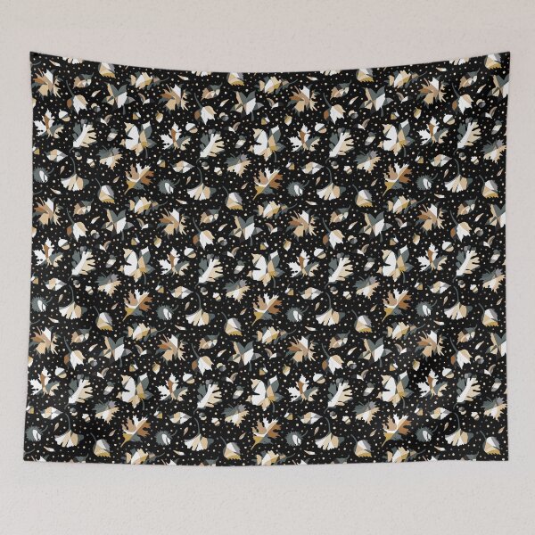 Item preview, Geometric Autumn Fall Leaves Fashionable Beautiful Print Pattern designed and sold by NayaChu.