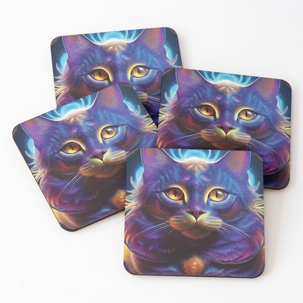 Item preview, Mystical Cosmic Cat designed and sold by MDKey DESIGN.